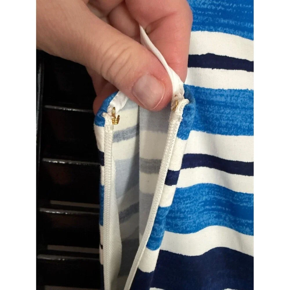 Kate Spade Mariella Blue Striped Dress Size 4